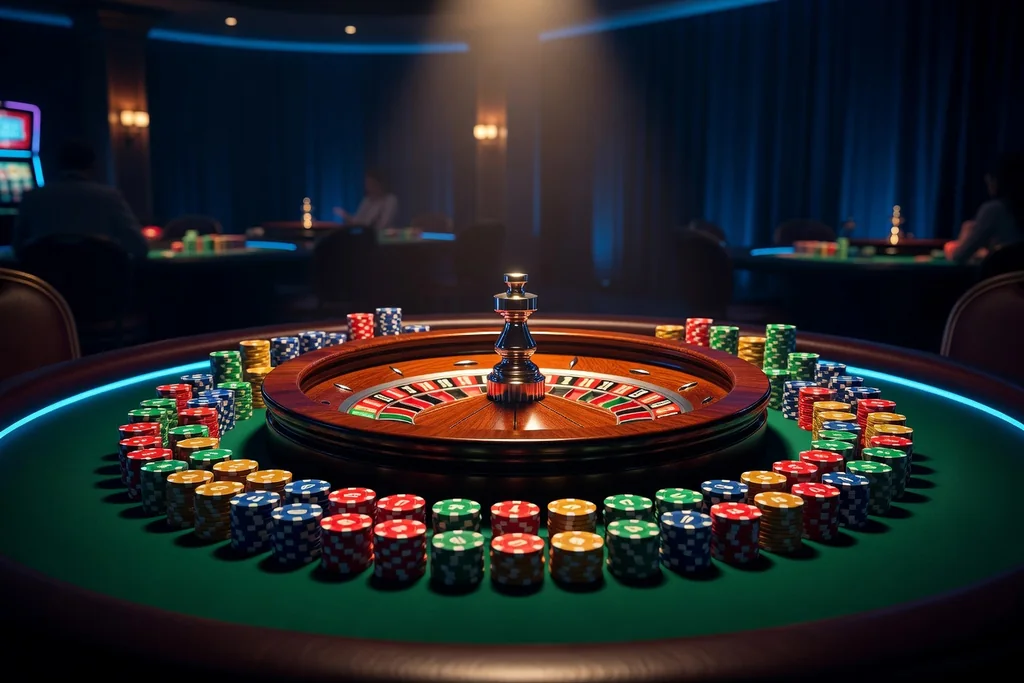 Roulette, blackjack and table games